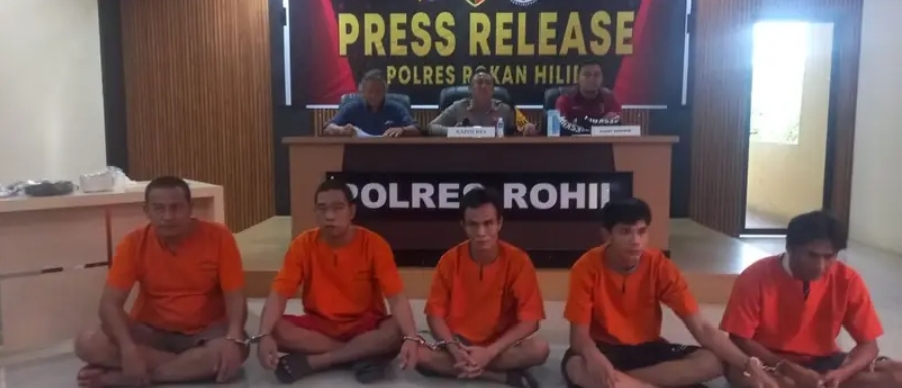 Luar Biasa Polres Rohil Berhasil Mengungkap Sindikat Pencurian Minyak Mentah Menyebabkan PT PHR Mengalami Kerugian