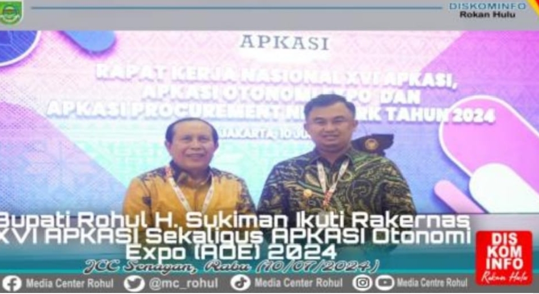 Pembukaan Apkasi Oleh Presiden Jokowi, Bupati Sukiman: Kegiatan Ini Tempat Promosi Potensi Daerah