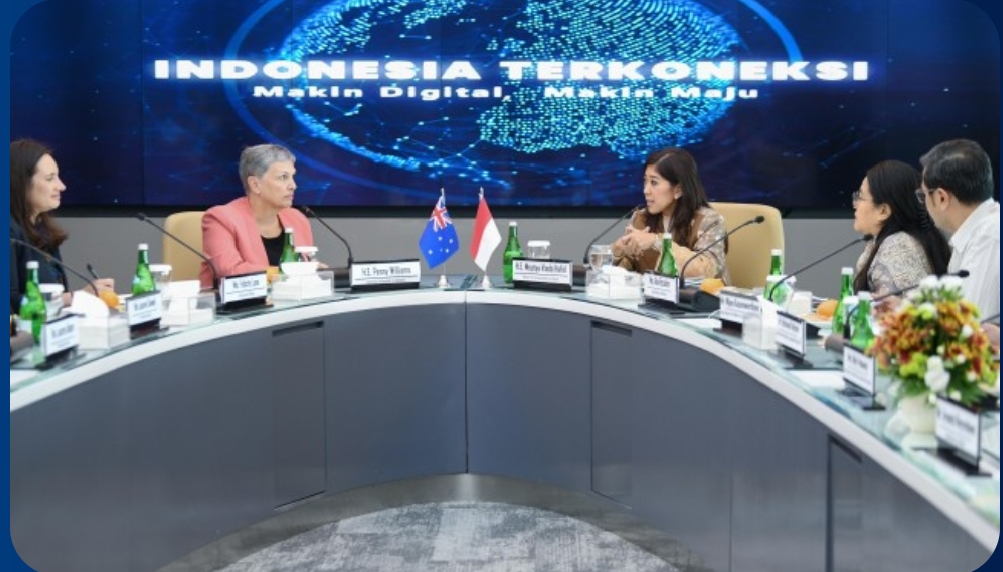 Terima Dubes Australia, Menteri Komunikasi dan Digital RI Bahas Rencana Aksi Kemitraan Digital