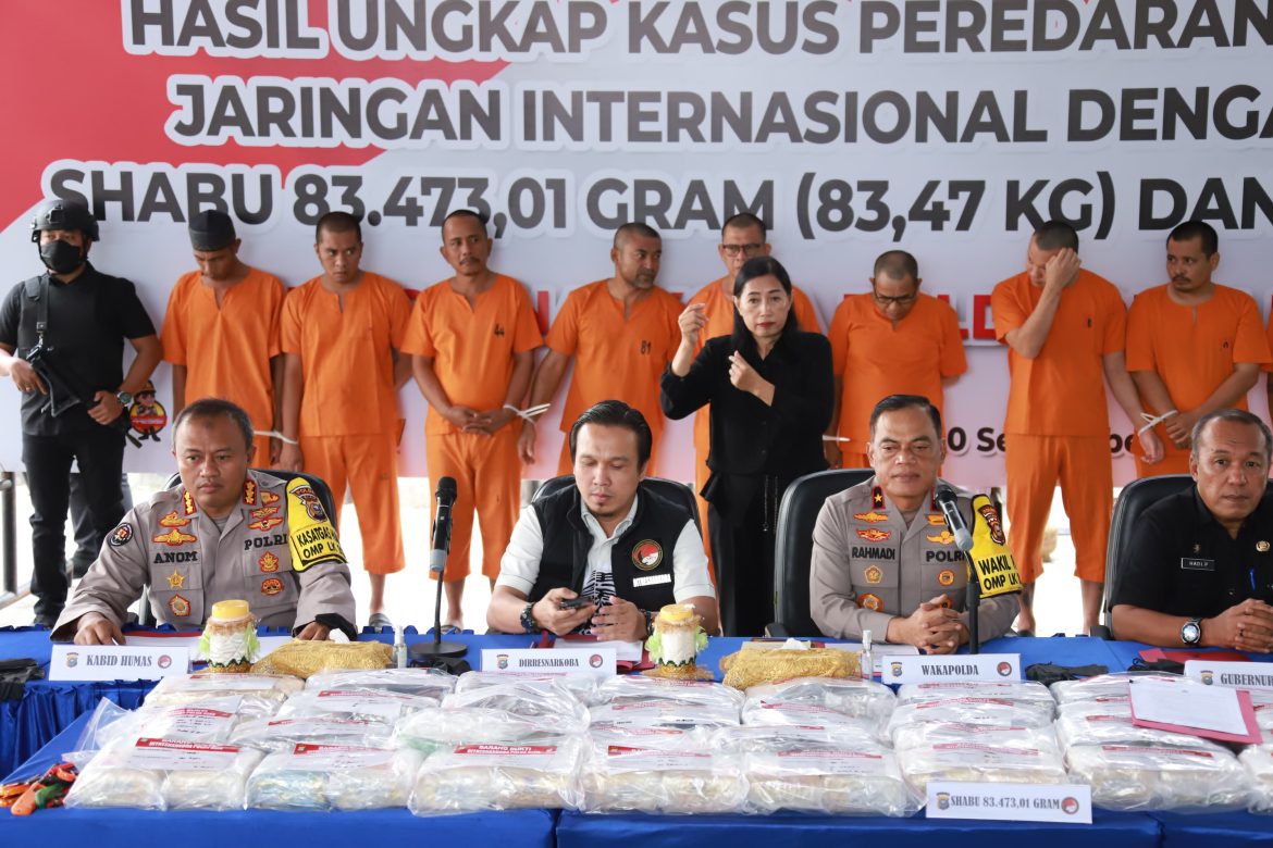 Polda Riau Musnahkan Narkoba Senilai Rp96,5 Miliar dari 12 Tersangka