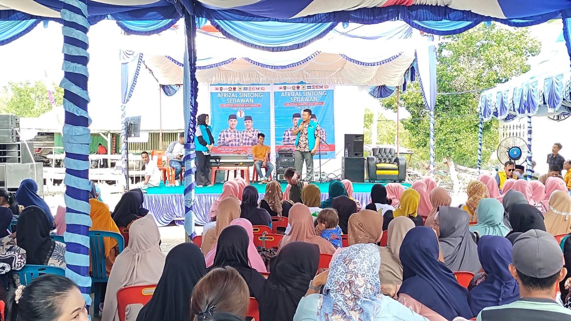 Peduli Semua Suku dan Agama, Pendeta Ginting Ajak Masyarakat Sinaboi Pilih Asset