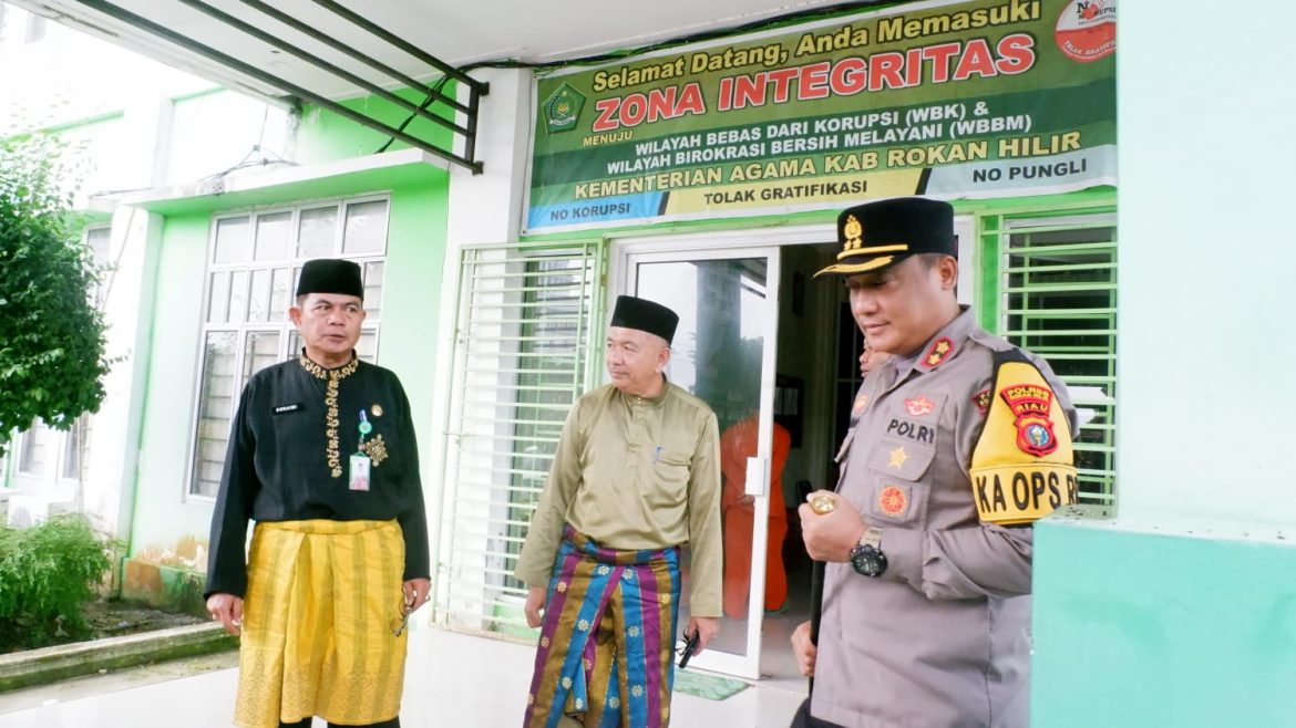 Kapolres Rohil AKBP Isa Imam Syahroni SIK.MH. Bangun Sinergitas dengan MUI Kabupaten Rohil Ciptakan Pilkada Damai 