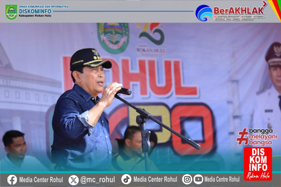 *Bertabur Hadiah‼️Bersama Bupati Sukiman Ribuan Warga Ikuti Gerak Jalan Santai Sempena HUT Ke-25 Rokan Hulu*