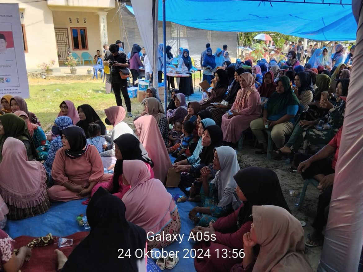 Kampanye Dialogis Paslon Bijak, Ramai dihadiri Masyarakat di Sulum PT Desa Simpang Kanan, Mereka Kompak Memilih Paslon No 2