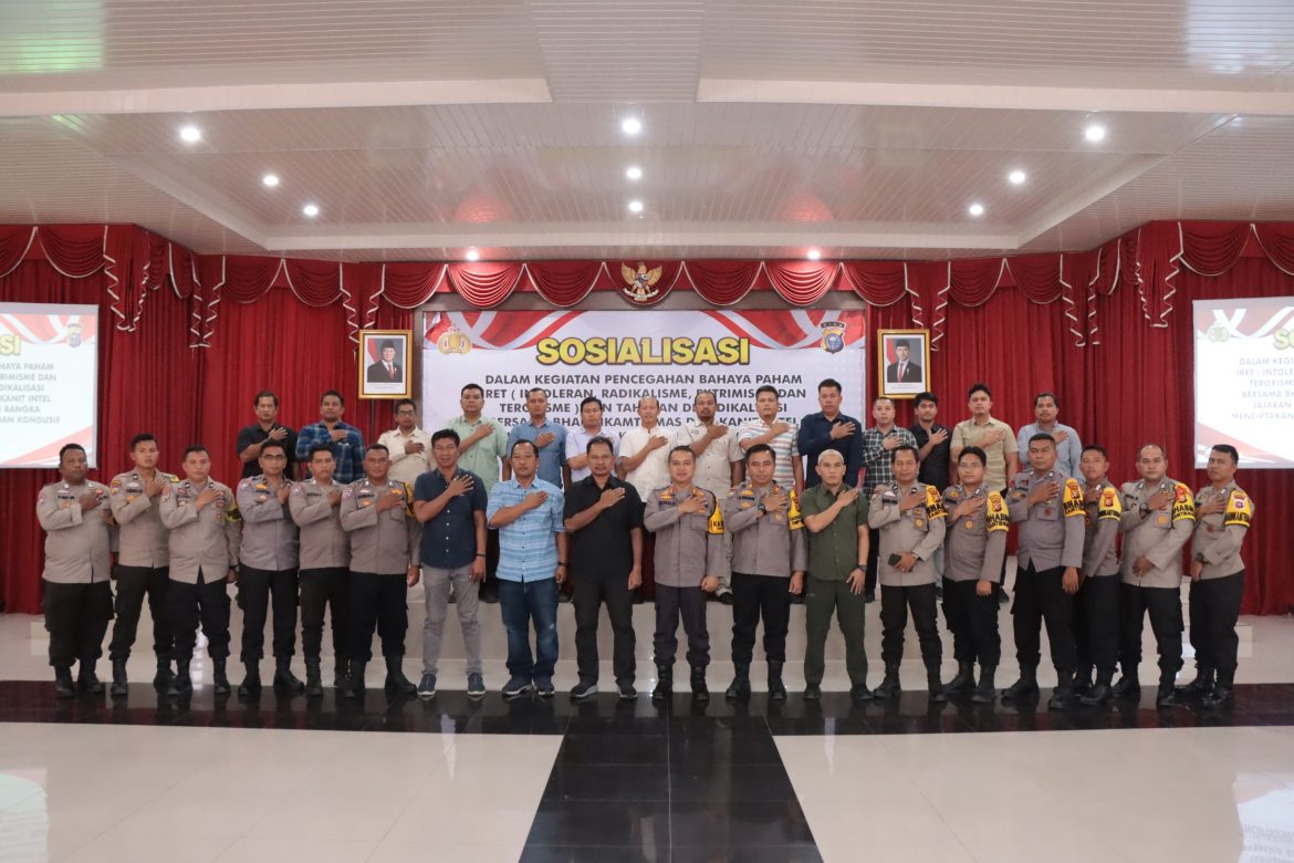 Polres Kampar Datangkan Langsung Densus 88, Sosialisasi Pencegahan Paham Radikal di Momentum Pilkada