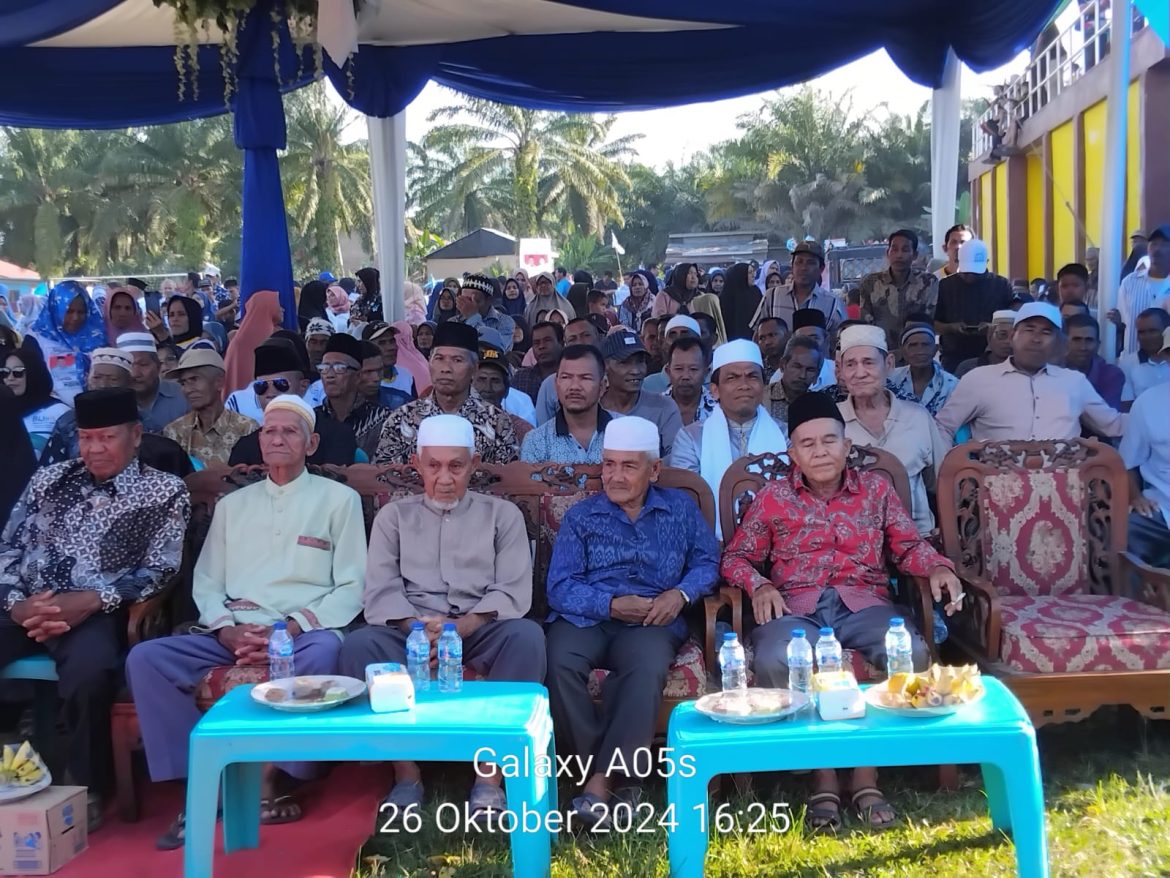 Teriakan Teriakan Bijak No 2 Bergema Warga Membludak Menghadiri Kampanye Dialogis Paslon BIJAK Di Rantau Kopar 