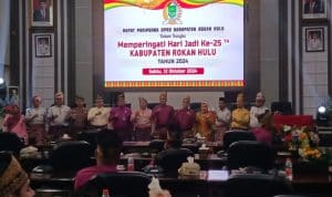 DPRD Rohul Gelar Rapat Paripurna Peringatan Hari Jadi Rokan Hulu Ke-25 Tahun