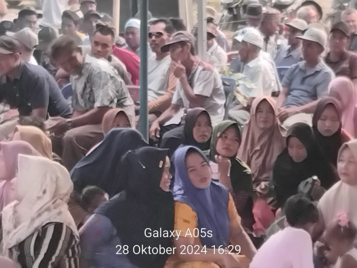 Kampanye dialogis Paslon Bijak di Sungai Tapah Simpang Lombok Tanjung Medan, Masyarakat siap menangkan Paslon No Urut 02