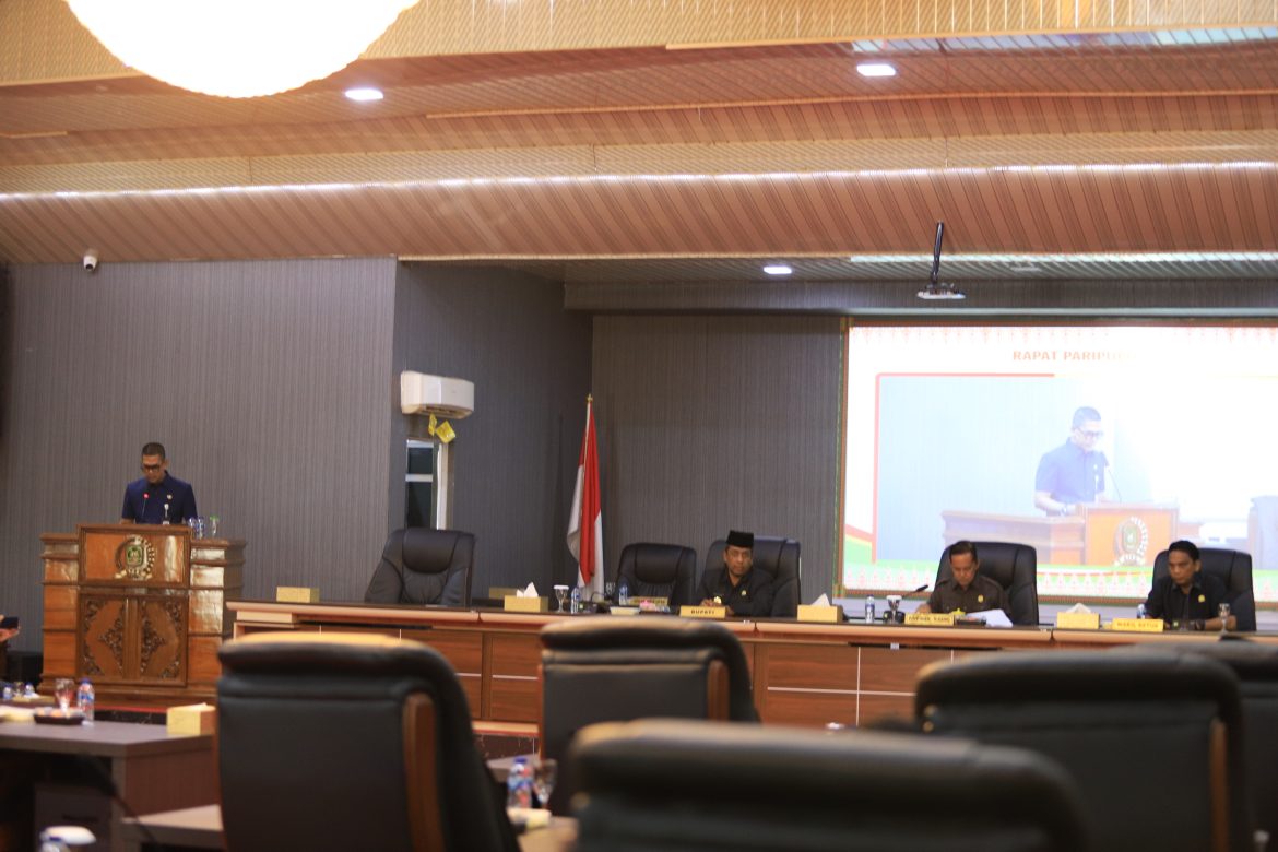 DPRD Kepulauan Meranti Laksanakan Sidang Paripurna Penetapan Pimpinan DPRD