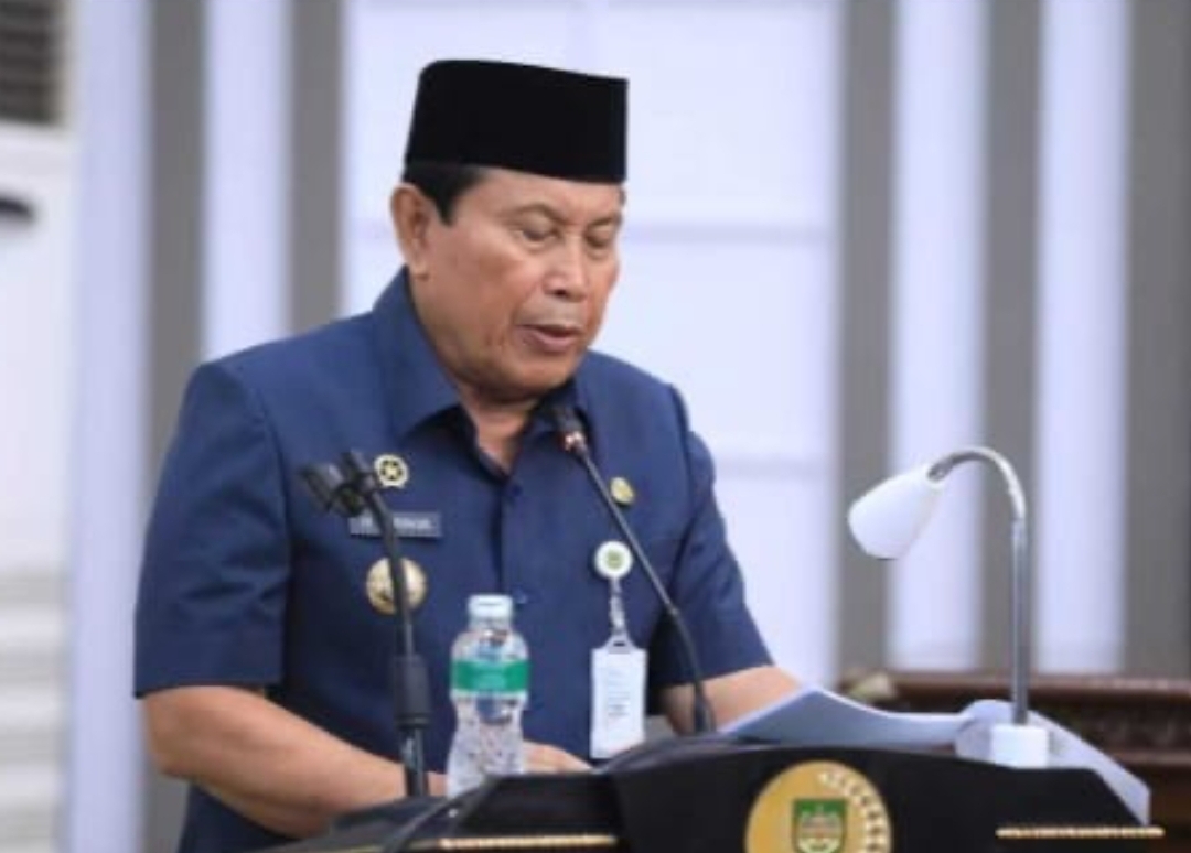 Sidang Paripurna, Bupati Rohul Sukiman Sampaikan LPJ APBD 2023 Kepada DPRD