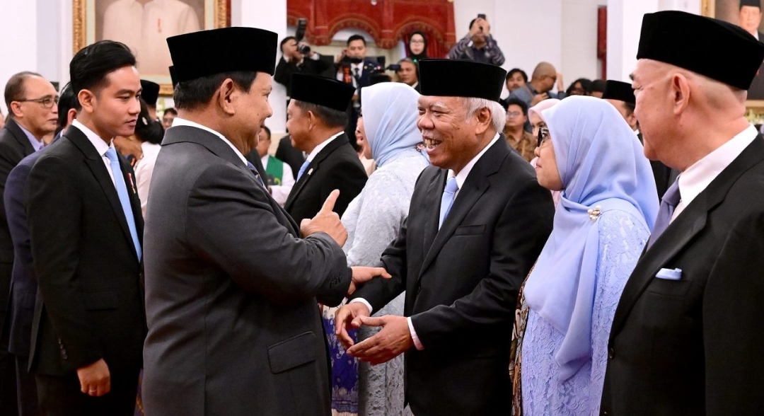 Presiden Prabowo Subianto Lantik Basuki Hadimuljono sebagai Kepala OIKN