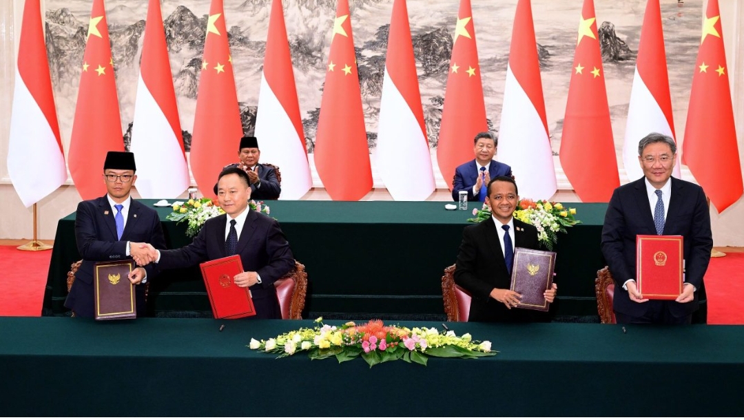 Presiden Prabowo dan Presiden Xi Saksikan Penandatanganan Sejumlah Kesepakatan Kerja Sama Indonesia-Tiongkok