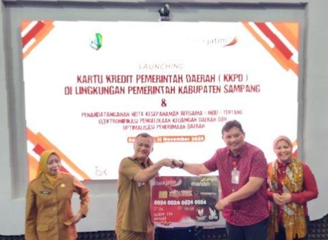 Pemkab Sampang Luncurkan Inovasi Kartu Kredit Pemerintah Daerah Guna Ciptakan Pembayaran Efisien