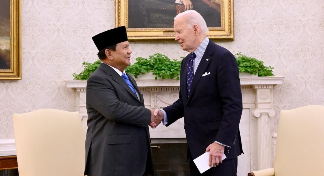 Presiden Prabowo Subianto Bertemu Presiden Joe Biden di Gedung Putih
