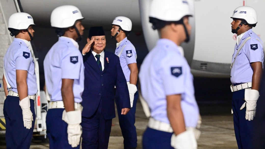 Dari Peru, Presiden Prabowo Subianto Tiba di Brasil