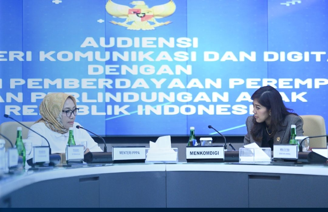 Menkomdigi Ajak Menteri PPPA Masifkan Literasi Digital Bagi Perempuan dan Anak