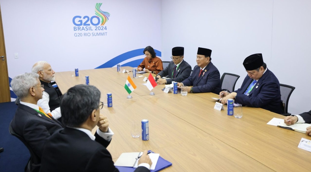 Presiden Prabowo dan PM Modi Bahas Kerja Sama Kesehatan hingga Perdagangan