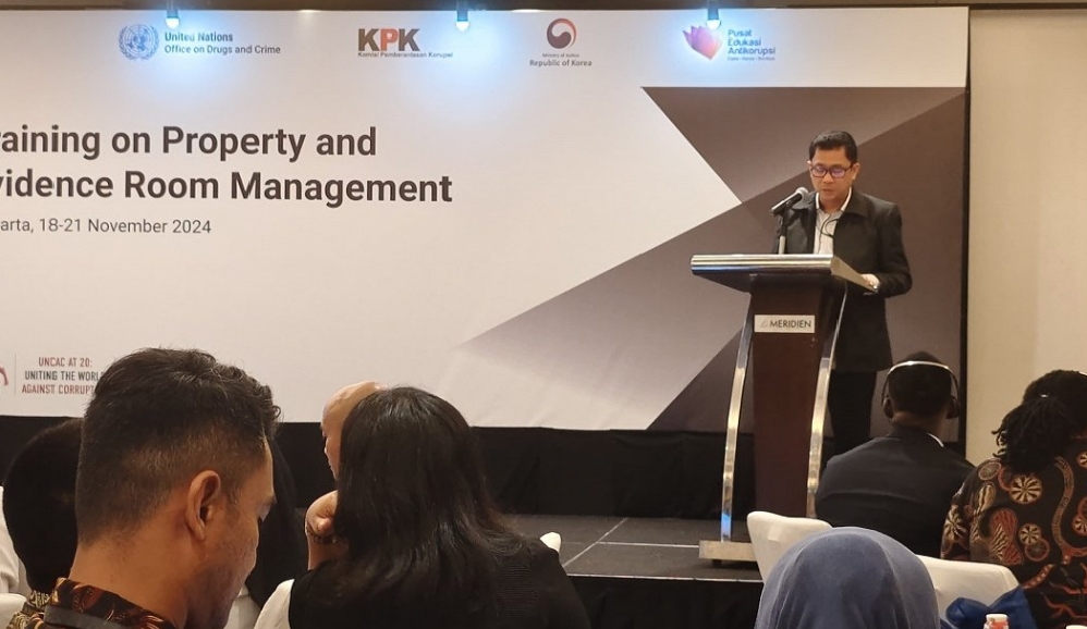 KPK Tingkatkan Kompetensi Pengelolaan Aset dan Barang Bukti Lewat Pelatihan UNODC
