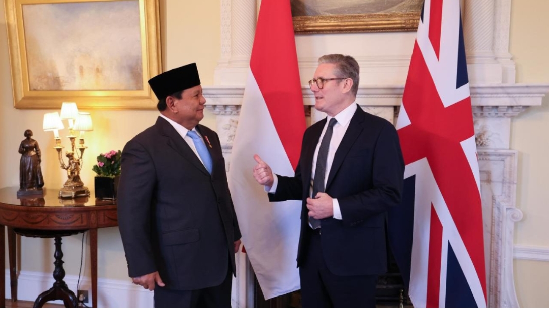 Presiden Prabowo dan PM Starmer Bahas Peningkatan Kerja Sama Indonesia-Inggris