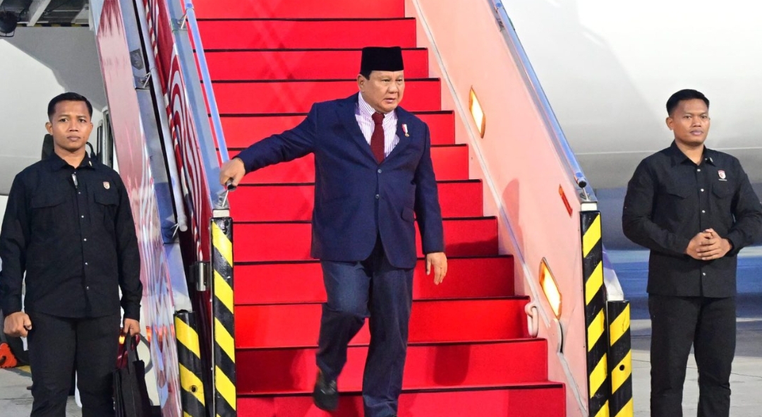 Usai Lawatan ke Enam Negara, Presiden Prabowo Tiba di Tanah Air