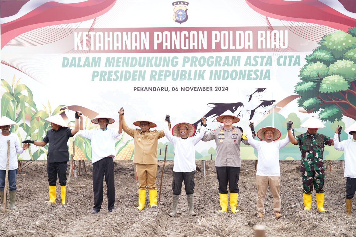 Dukung Program Asta Cita Presiden, Polda Riau Launching Ketahanan Swasembada Pangan untuk Indonesia Emas 2045