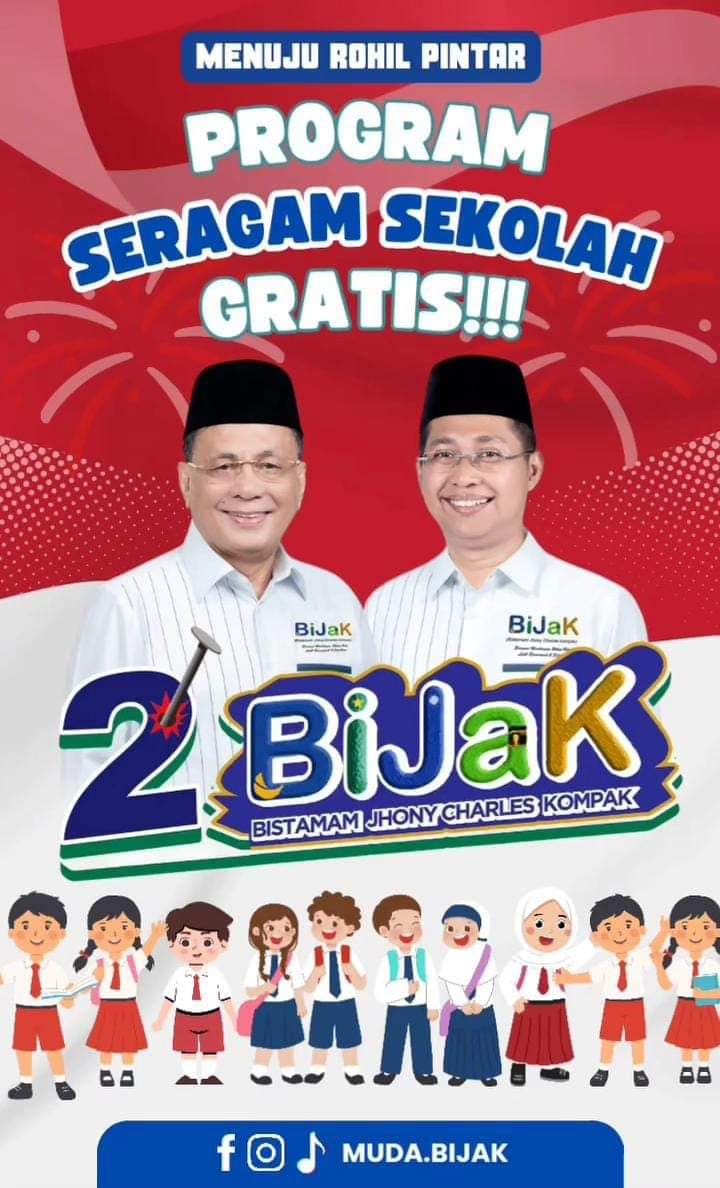 H. Bistamam dan Jhony Charles Janji Gratiskan Seragam, Akselerasi Pendidikan Rokan Hilir untuk Masa Depan yang Lebih Cerah