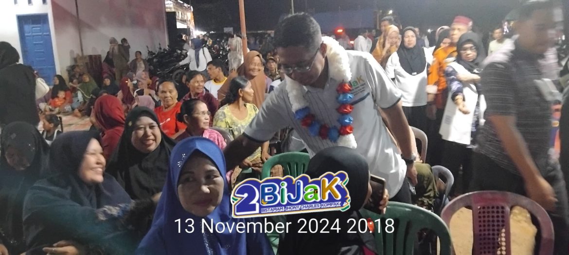 Kampanye Malam H. Bistamam – Jhony Charles di Dusun Balam Utara Menyapa Masyarakat dengan Hangat
