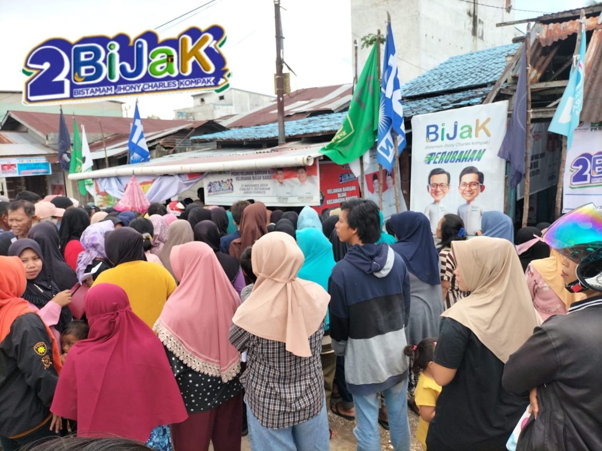 Peduli Masyarakat, Relawan koalisi Partai Pendukung Bijak Lakukan Aksi Pasar Murah Bagi Masyarakat di Kelurahan Bagan Barat