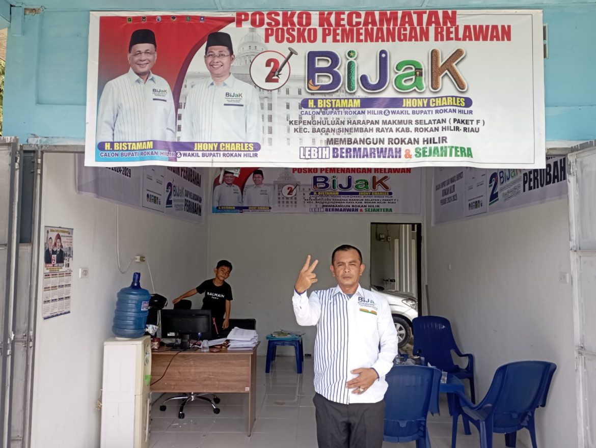 Humala Alamsyah Simatupang,SE Semangat Memenangkan Paslon BiJAK di Basira