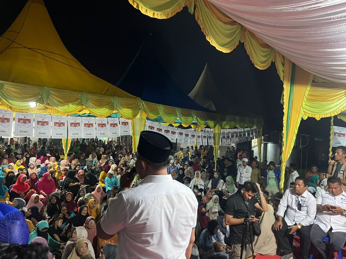 Kampanye di Rumah Rudiman: H. Bistamam – Jhony Charles Tegaskan Komitmen untuk Masa Depan Rokan Hilir