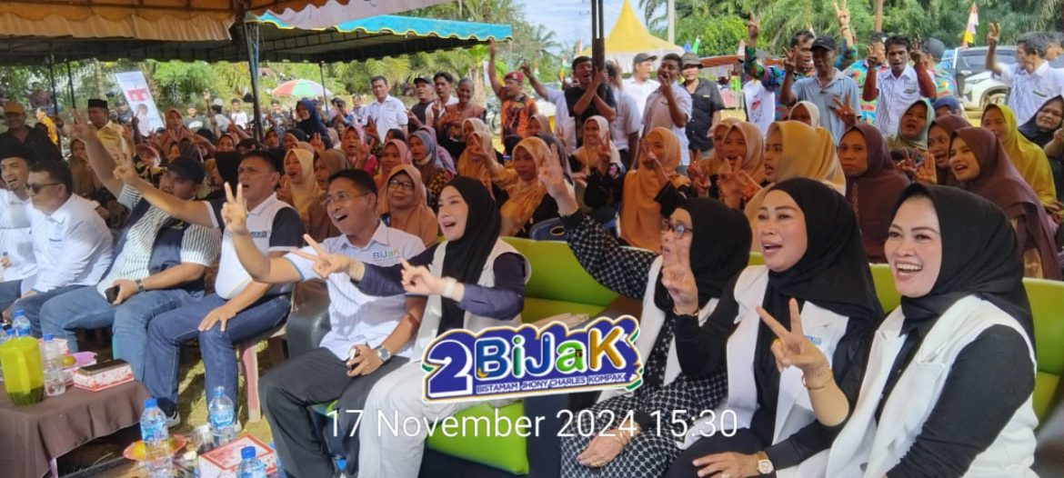 Pasangan Bistamam-Jhony Charles Disambut Ratusan Warga Pondok Kresek Yang Ingin Perubahan 