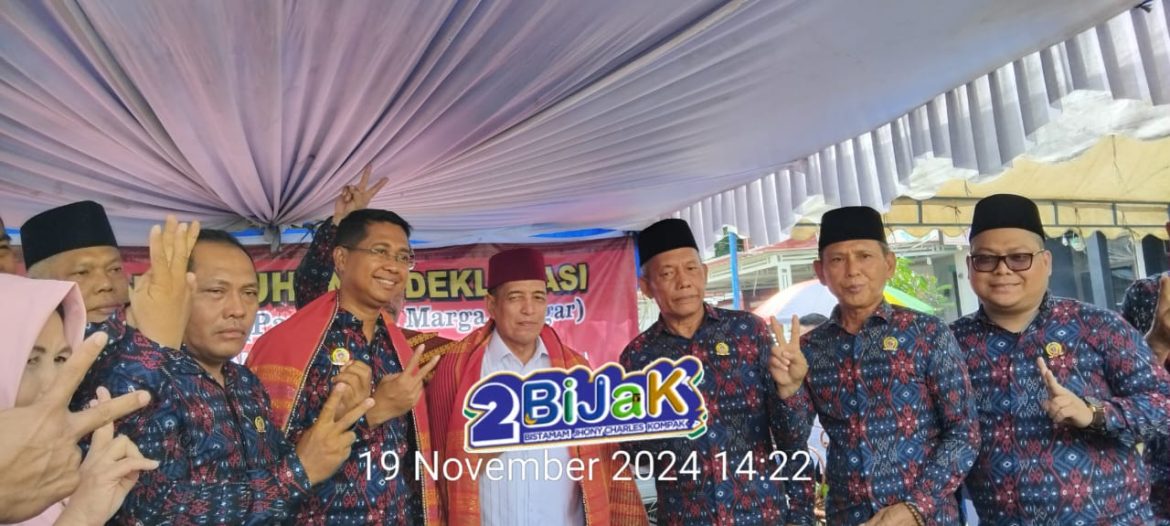 Paslon No Urut 02 “Bijak” Pasangan H. Bistamam – Jhony Charles Mendapat Dukungan Penuh dari Perkumpulan Pamagar