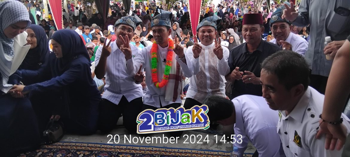 Tabligh Akbar Bersama Ustadz Abdul Somad Perkuat Dukungan untuk Pasangan Bijak di Rokan Hilir