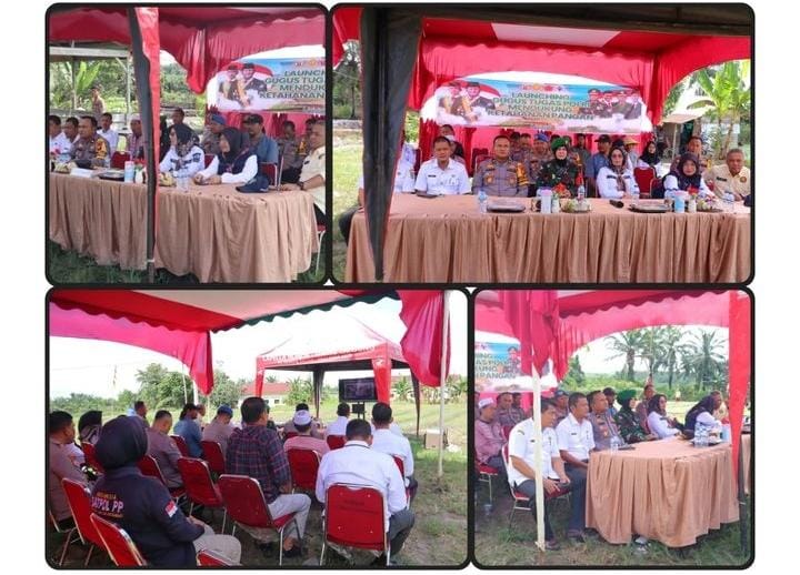 Melalui Zoom Meeting, Kapolres Rohil bersama Polsek Jajaran Ikuti Launching Gugus Tugas Polri Mendukung Ketahanan Pangan 