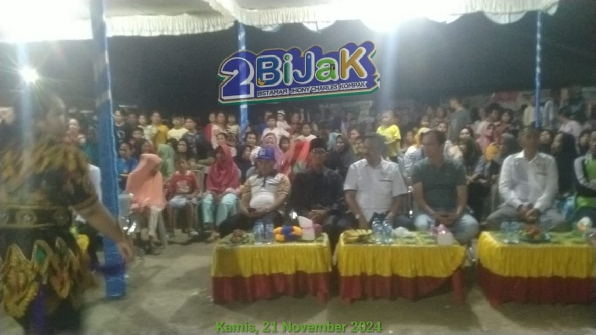 Ribuan Masyarakat Sungai Bakau Sepakat Dukung Pasangan H. Bistamam-Jhony Charles 