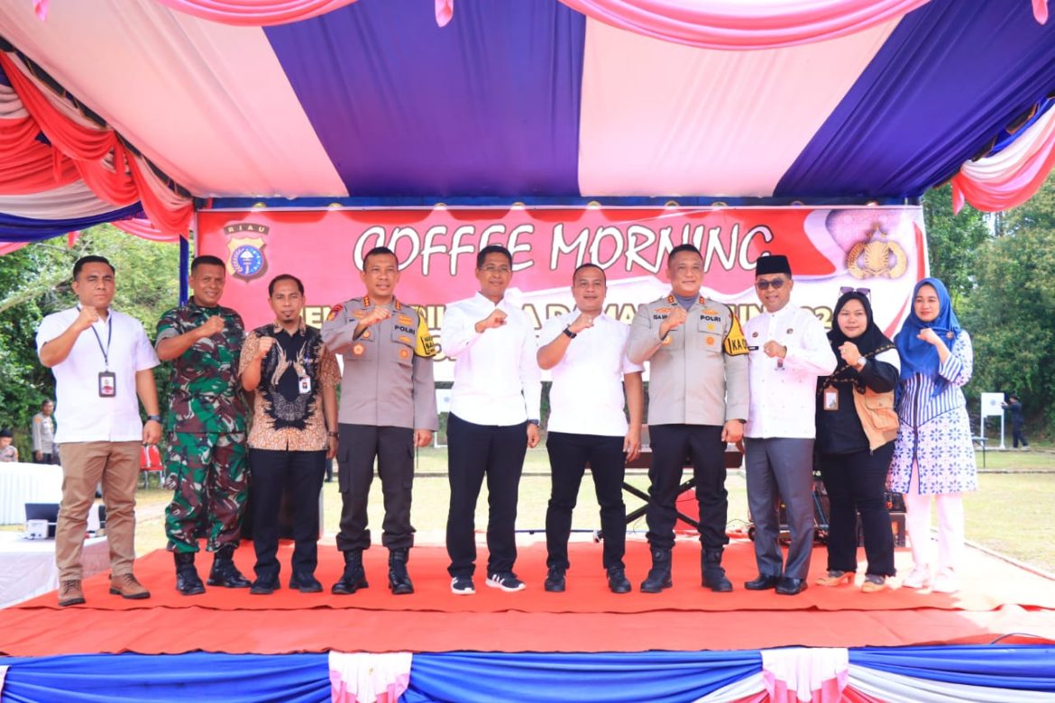 Lagi-lagi Kapolres Rohil Coffee Morning bersama Paslon Pilkada Dalam Rangka Operasi Mantap Praja Lancang Kuning 2024