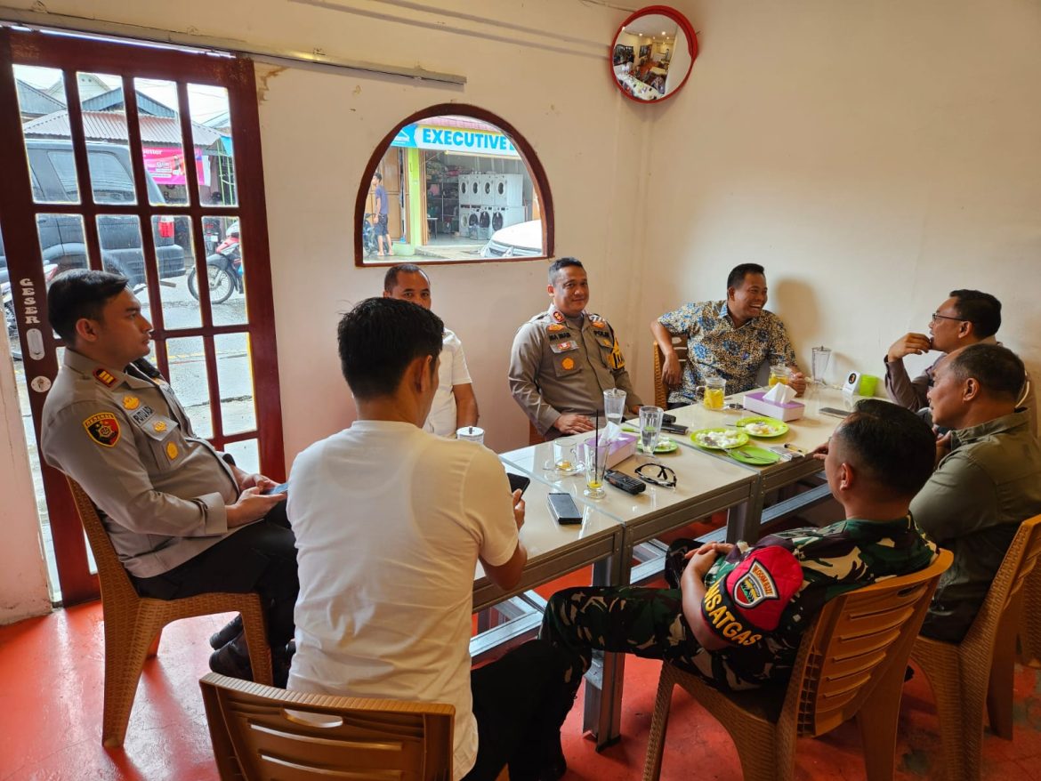 Laksanakan OMP LK 2024, Wadirlantas Polda Riau bersama Kapolres Rohil cooling system Wabup dan Ketua DPRD Rohil 