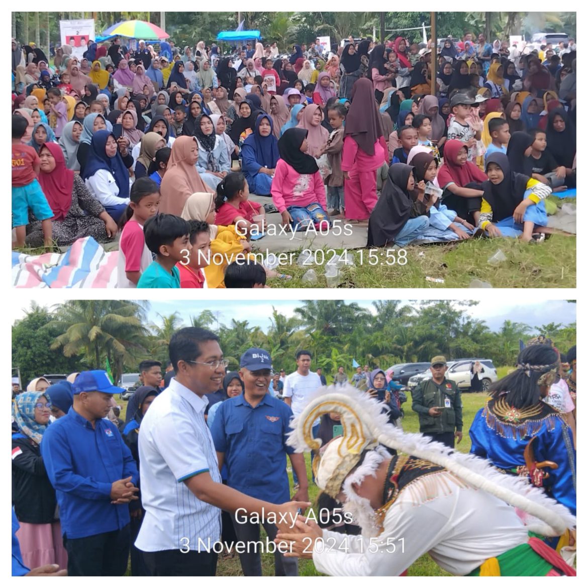Ratusan Warga Hadiri Kampanye Dialogis Bistamam – Jhony Charles di Lapangan Bola Mukti Jaya