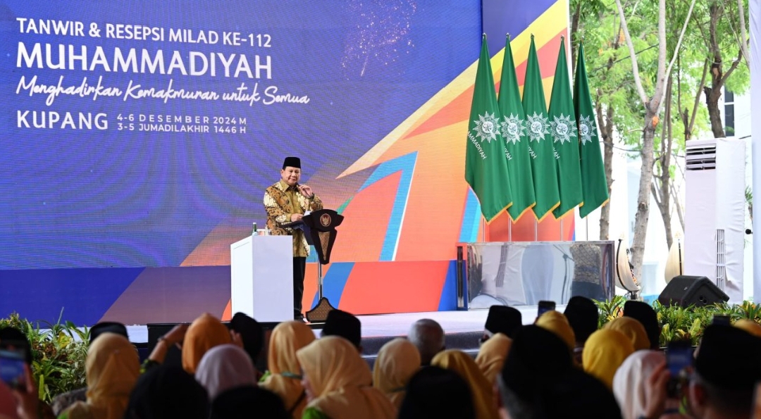 Presiden Prabowo Apresiasi Peranan Muhammadiyah Bangun Bangsa