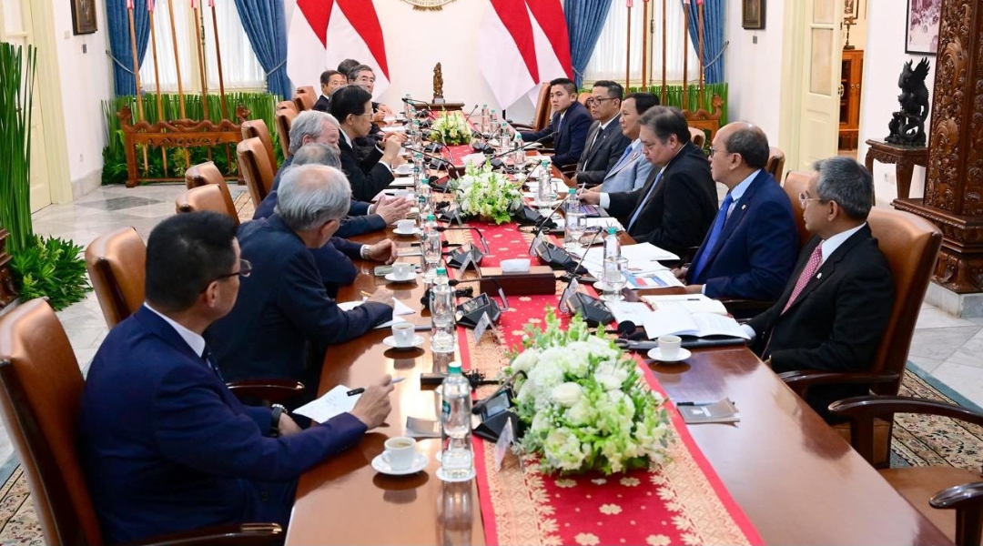 Presiden Prabowo Terima Delegasi Japan-Indonesia Association di Istana Merdeka