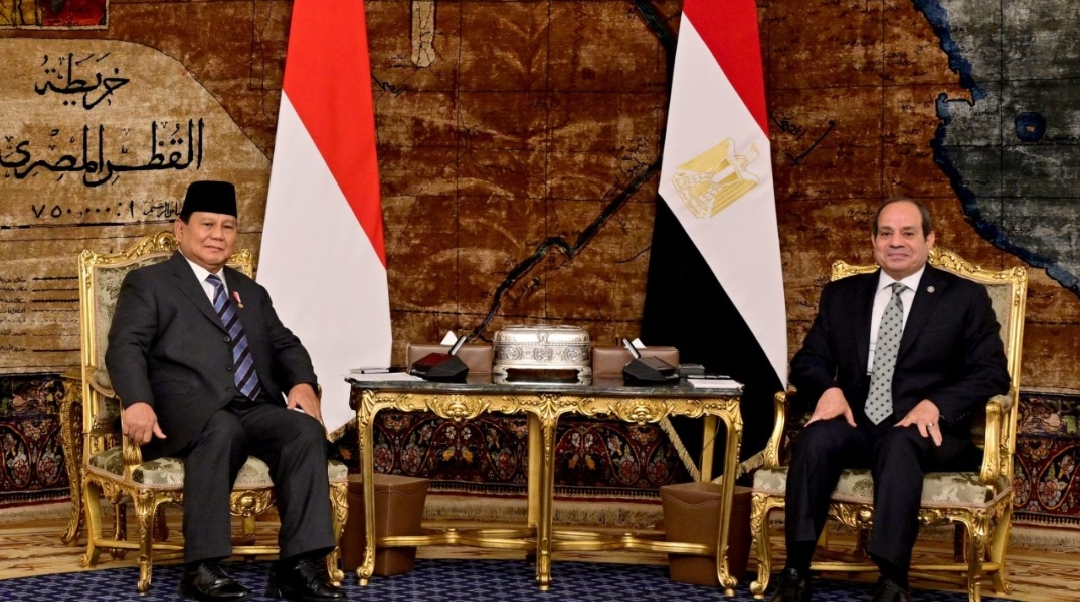 Presiden Prabowo dan Presiden El-Sisi Bahas Penguatan Kerja Sama Bilateral hingga Perdamaian Timur Tengah