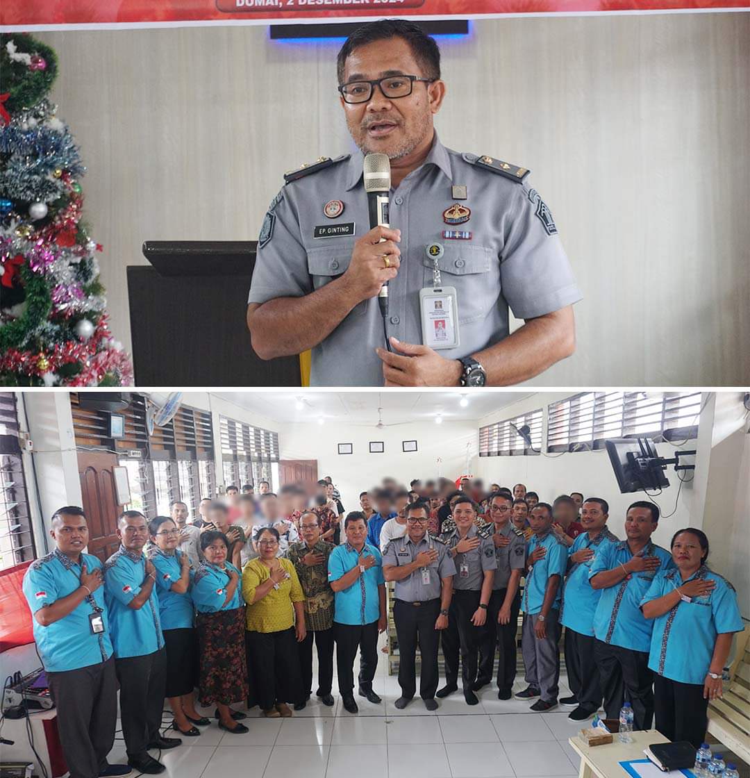 GBI Wilayah Dumai Ibadah dan Pelayanan Kasih Natal Bersama Warga Binaan Rutan Dumai