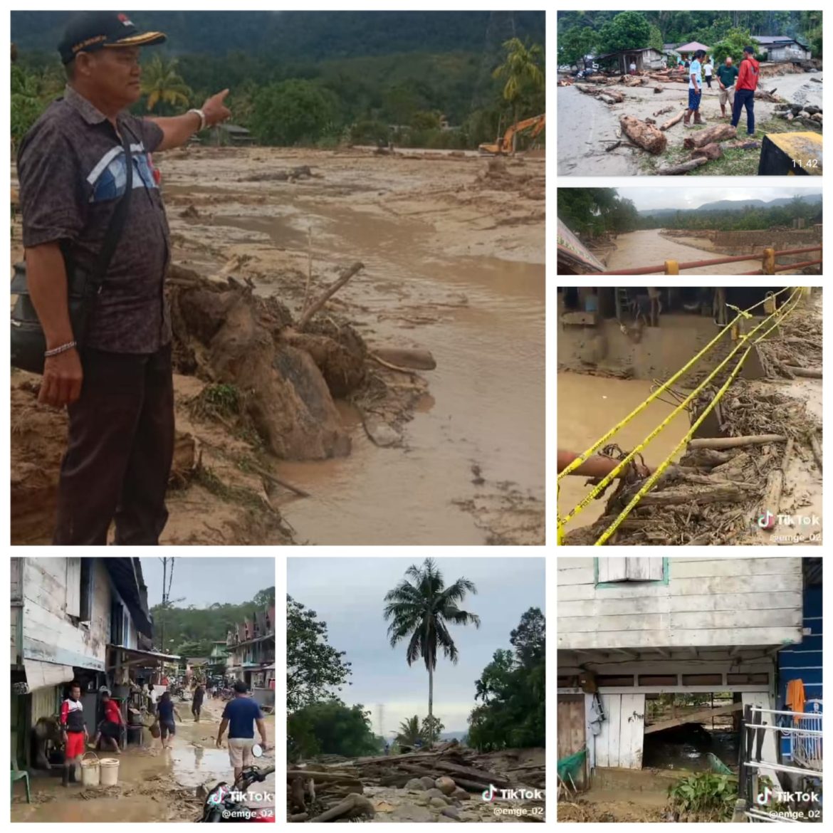 *AKIBAT CUACA EKSTRIM LUAT PAHAE DITERJANG BANJIR BANDANG*