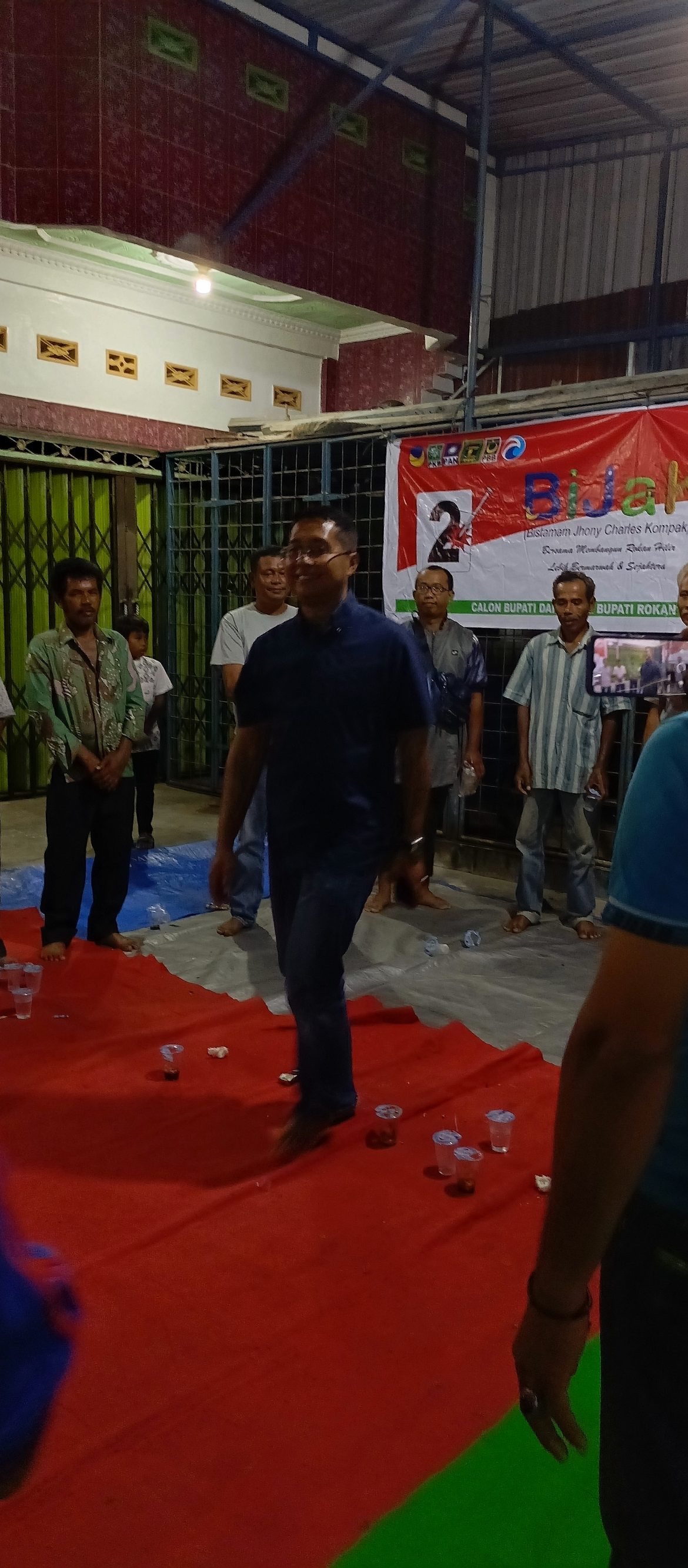Syukuran Relawan Perubahan Atas Terpilihnya Bistamam dan Jhony Charles Sebagai Bupati dan Wakil Bupati Rohil 