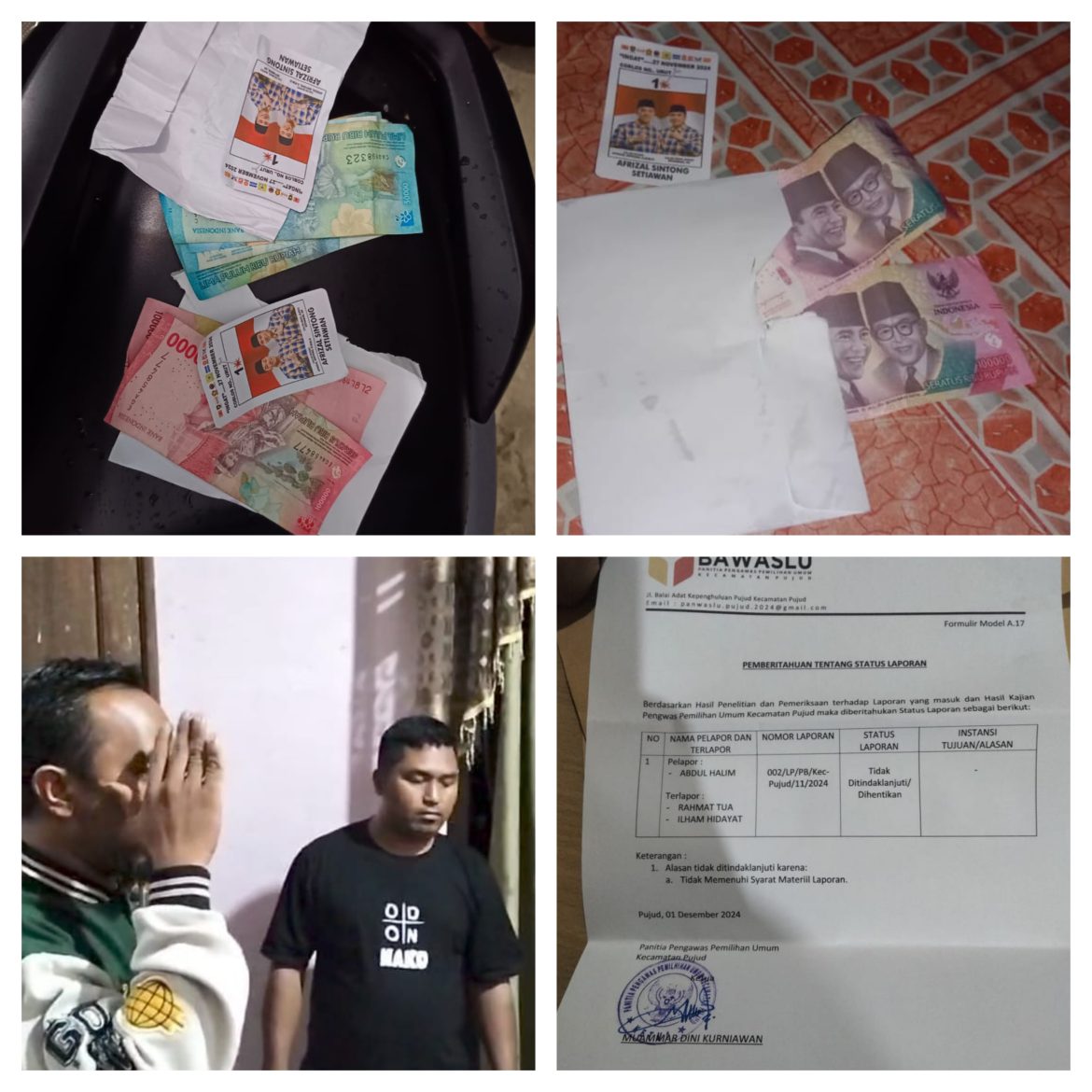 Keputusan Panwascam Pujud Dikecam, Masyarakat Ancam Bawa Kasus ke Istana Presiden