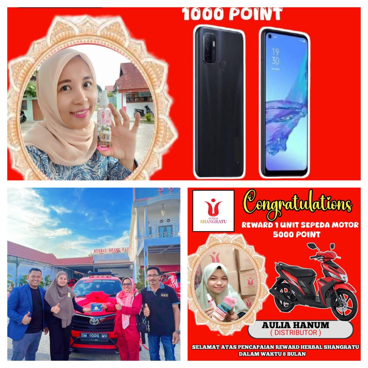 Rahasia kesuksesan Owner Herbal Shang Ratu di Kabupaten Rokan Hulu.