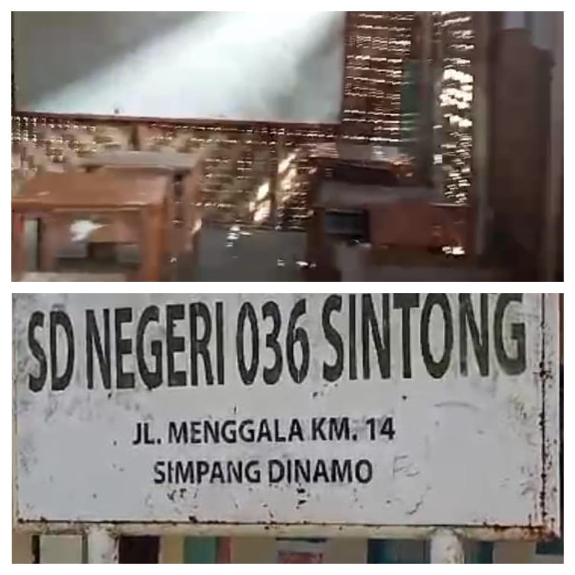 Alamak !!! Kondisi Memprihatinkan SDN 036 Manggala Km 14, Rokan Hilir: Perlu Perhatian Serius
