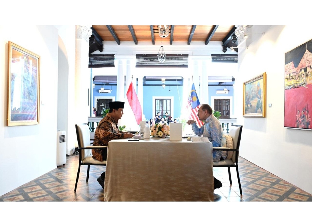 Pertemuan Hangat Presiden Prabowo dan PM Anwar Ibrahim di Rumah Tangsi Malaysia