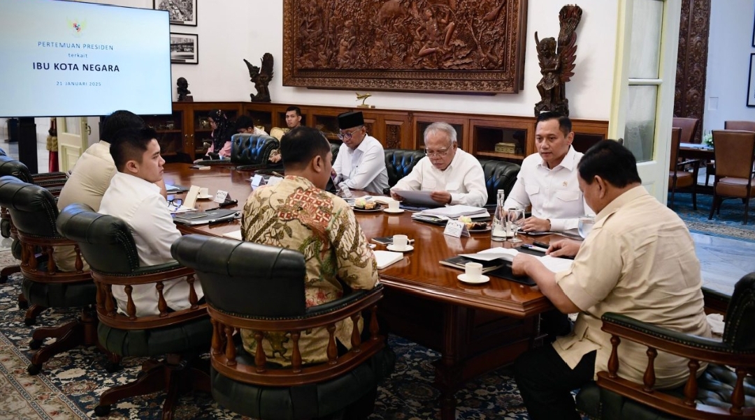 Presiden Prabowo Pimpin Rapat Bahas Percepatan Pembangunan IKN