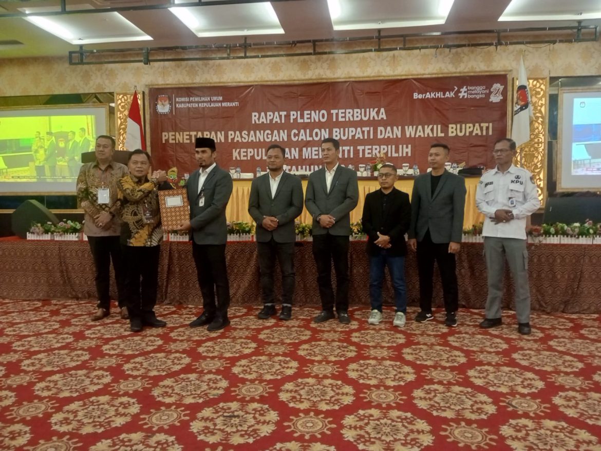 *KPU Kepulauan Meranti Gelar Rapat Pleno Penetapan Pemenang Pemilu Kabupaten Kepulauan Meranti Tahun 2025 -2030*